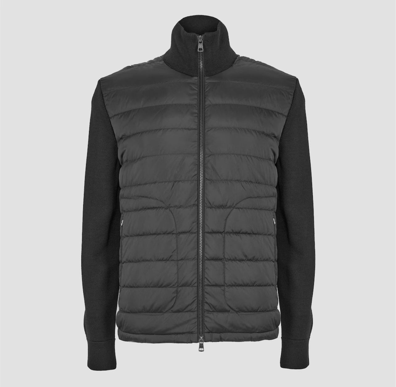 MONCLER Padded zip up cardigan Black