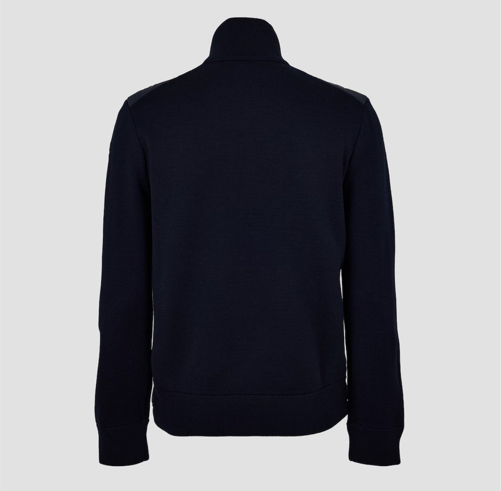 MONCLER Padded zip up cardigan navy