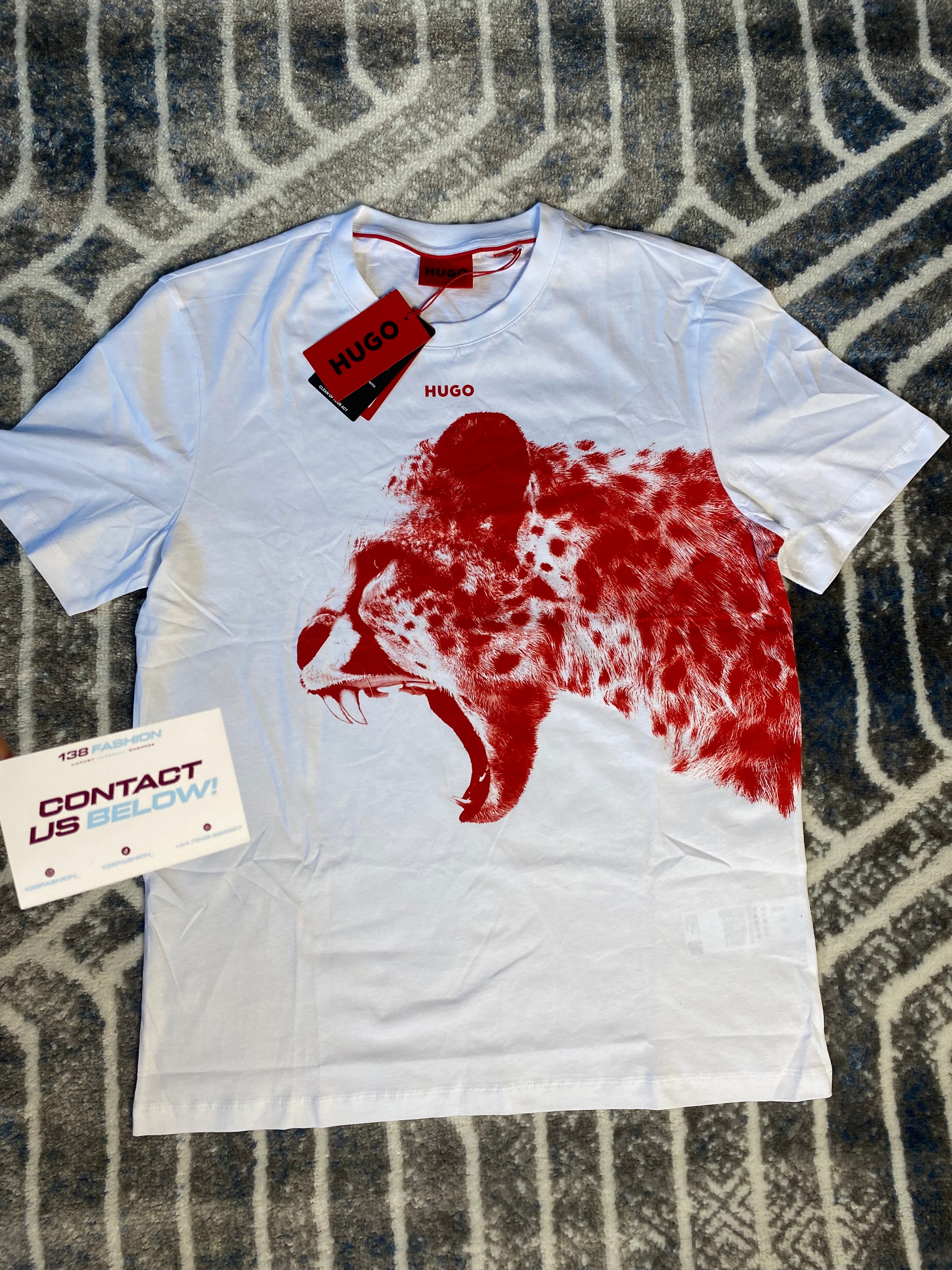 Hugo Boss Graphic leopard Tee