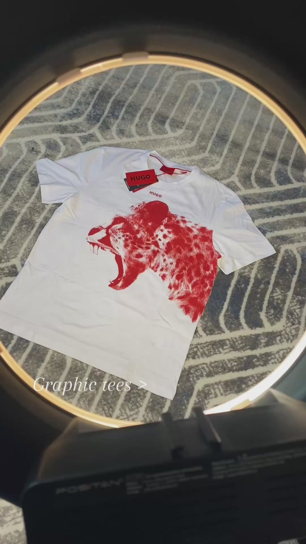 Hugo Boss Graphic leopard Tee